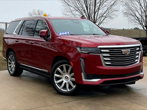 Used 2021 Cadillac Escalade Premium Luxury Platinum w/ Heavy-Duty Trailer Package AWD/4WD image 34