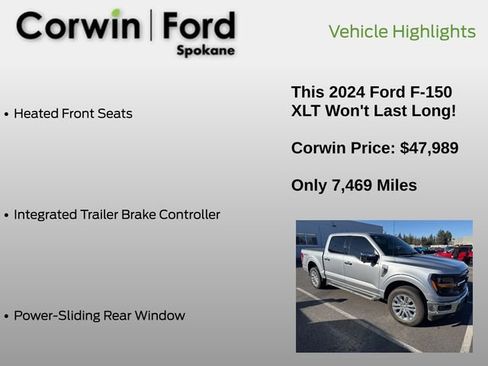 Used 2024 Ford F150 XLT w/ Equipment Group 303A High image 14