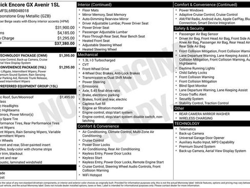Certified 2024 Buick Encore GX Avenir w/ Avenir Technology Package FWD image 24
