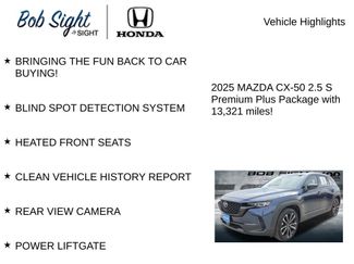 Used 2025 MAZDA CX-50 AWD 2.5 S w/ Premium Plus Pkg video 2