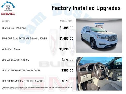 Used 2019 GMC Acadia Denali w/ Technology Package AWD/4WD image 4