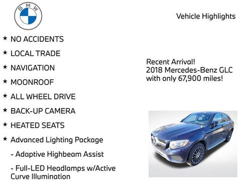 Used 2018 Mercedes-Benz GLC 300 4MATIC Coupe image 3