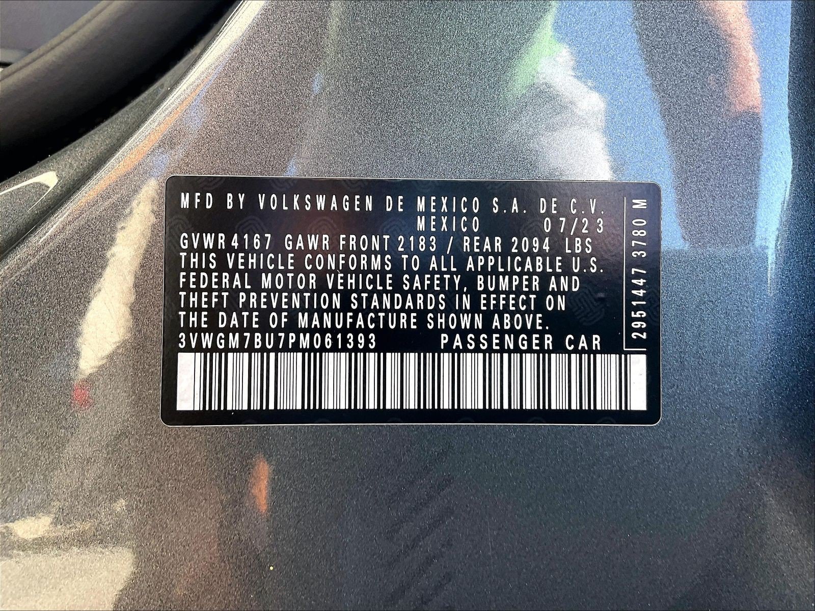 Certified 2023 Volkswagen Jetta SEL FWD image 33