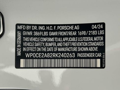 Used 2024 Porsche 718 Boxster Spyder RS RWD image 32