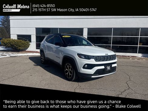 Used 2025 Jeep Compass Limited w/ Sun & Sound Group AWD/4WD image 1