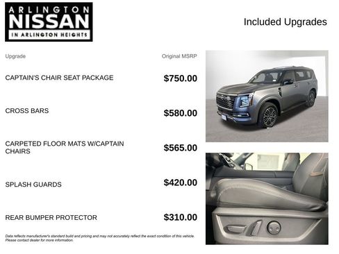 New 2026 Nissan Armada SL w/ Captain's Chari Seat Package image 4