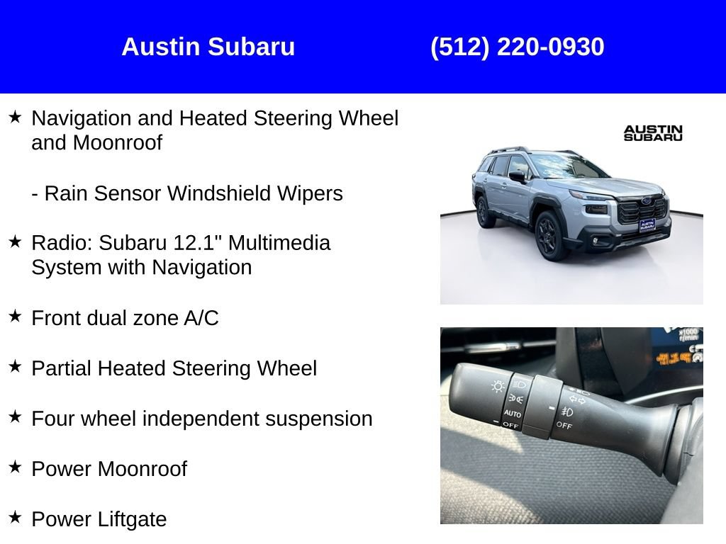New 2026 Subaru Outback Premium AWD/4WD image 17