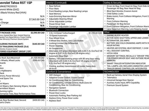 Used 2026 Chevrolet Tahoe RST w/ Comfort Package AWD/4WD image 9