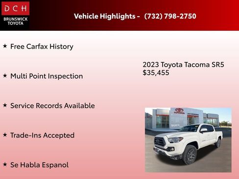 Used 2023 Toyota Tacoma SR5 image 4