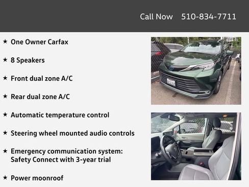 Used 2021 Toyota Sienna XLE AWD/4WD image 4