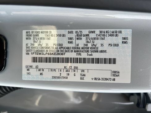 Used 2025 Ford F150 XLT w/ Equipment Group 301A Standard AWD/4WD image 32
