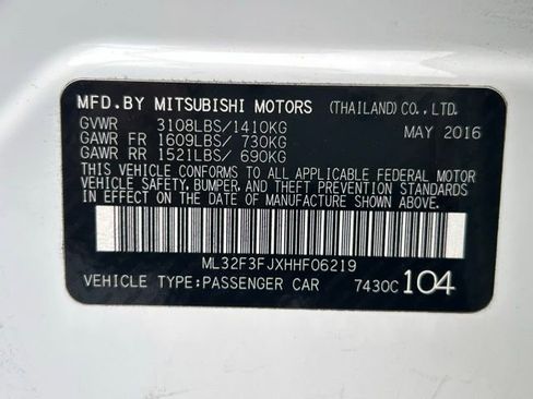 Used 2017 Mitsubishi Mirage G4 ES image 10