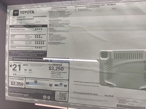 New 2026 Toyota Tacoma SR5 image 21