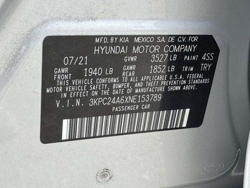 Used 2022 Hyundai Accent SEL FWD image 28