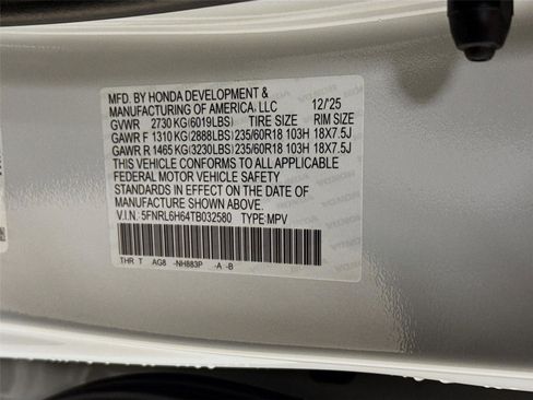 New 2026 Honda Odyssey EX-L image 31