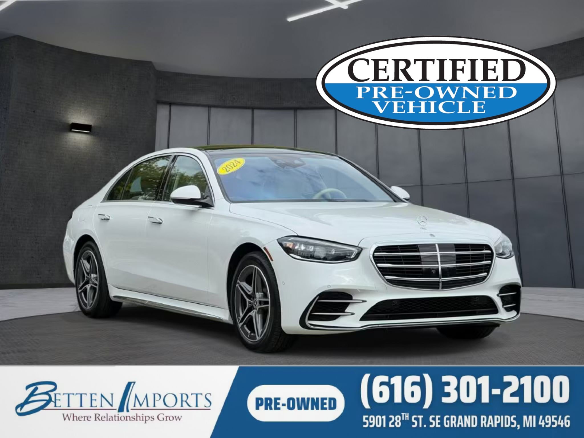 Certified 2024 Mercedes-Benz S 580 4MATIC Sedan image 1