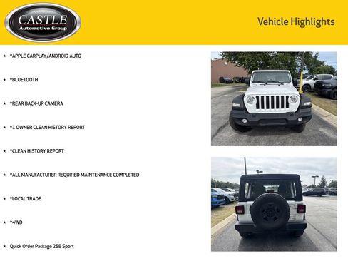 Used 2023 Jeep Wrangler Unlimited Sport AWD/4WD image 3