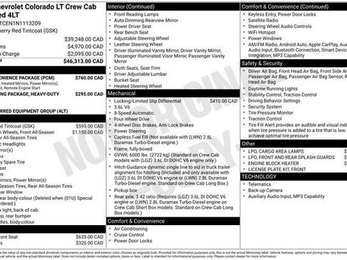 Used 2022 Chevrolet Colorado LT w/ LT Convenience Package AWD/4WD image 5