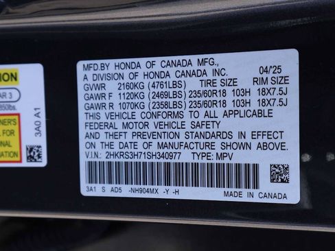Used 2025 Honda CR-V EX-L image 21