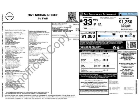 Used 2022 Nissan Rogue SV FWD image 2