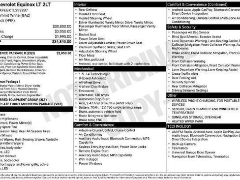 New 2026 Chevrolet Equinox LT w/ Convenience Package II AWD/4WD image 2