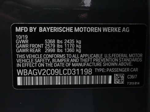 Used 2020 BMW 840i Gran Coupe w/ M Sport Package RWD image 23