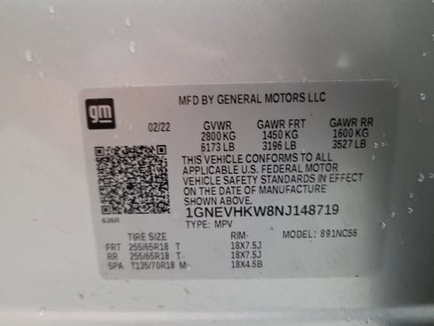 Used 2022 Chevrolet Traverse LT AWD/4WD image 33