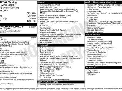 Used 2017 MAZDA MAZDA6 Touring