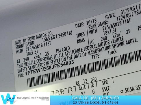 Used 2018 Ford F150 XLT w/ Equipment Group 302A Luxury image 27