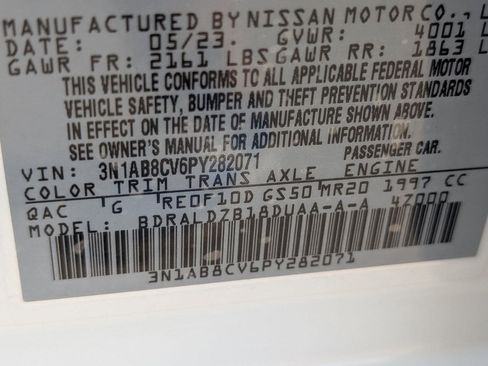 Certified 2023 Nissan Sentra SV FWD image 29