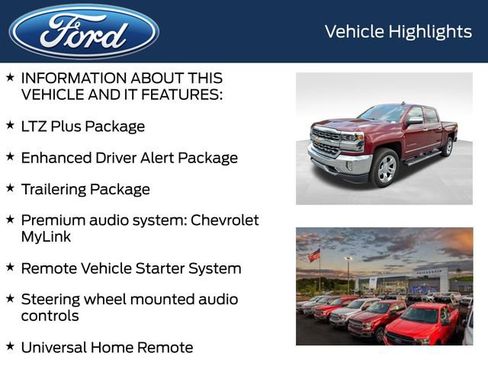 Used 2017 Chevrolet Silverado 1500 LTZ w/ Sport Package AWD/4WD image 4