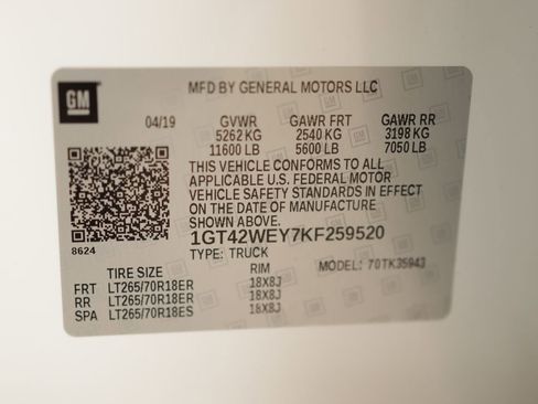Used 2019 GMC Sierra 3500 Denali w/ Duramax Plus Package AWD/4WD image 44
