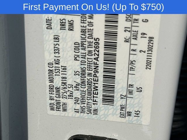 Used 2022 Ford F150 XLT w/ Equipment Group 302A High AWD/4WD image 33