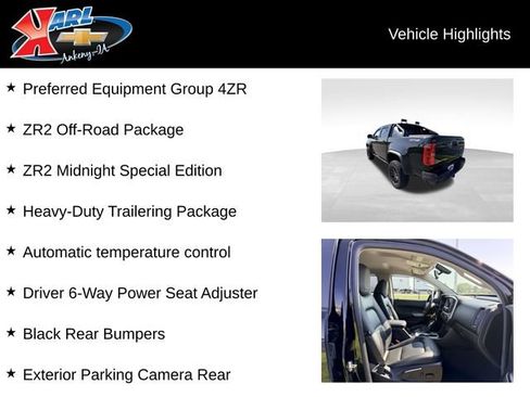 Used 2022 Chevrolet Colorado ZR2 w/ ZR2 Midnight Special Edition AWD/4WD image 2