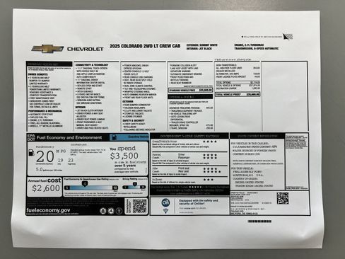 Used 2025 Chevrolet Colorado LT w/ Advanced Trailering Package RWD image 27