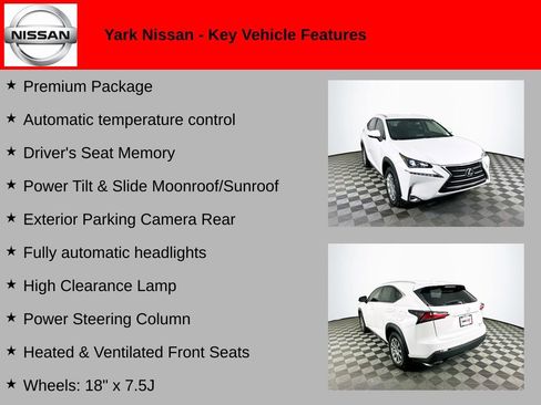 Used 2016 Lexus NX 200t AWD w/ Accessory Package image 2