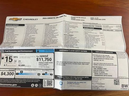 Used 2024 Chevrolet Corvette Z06 image 14