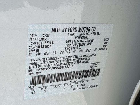 Used 2022 Ford Edge SEL w/ Convenience Package AWD/4WD image 29