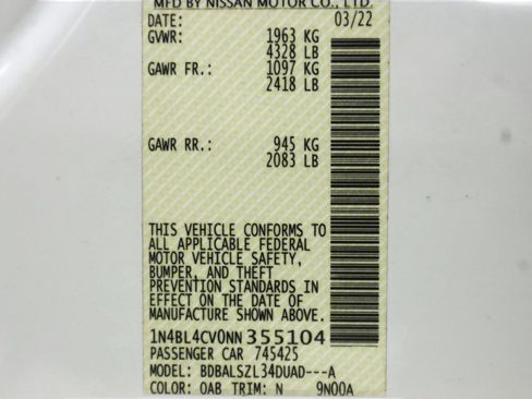 Used 2022 Nissan Altima 2.5 SR w/ Midnight Edition Package image 42