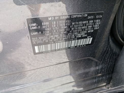 Used 2025 Subaru Ascent Premium AWD/4WD image 35