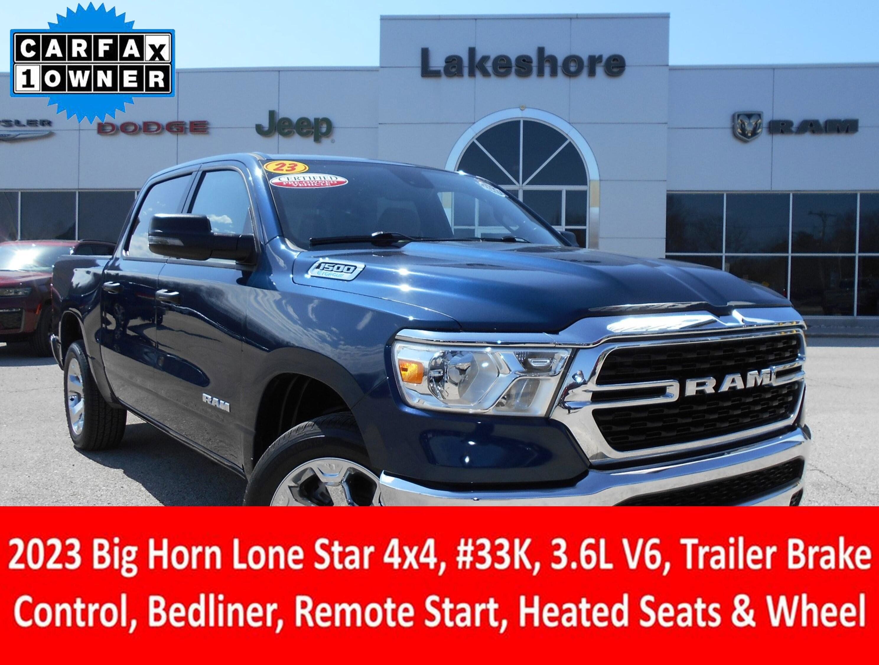 Certified 2023 RAM 1500 Big Horn AWD/4WD image 1