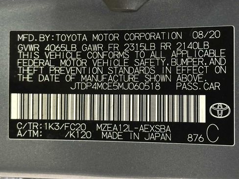 Certified 2021 Toyota Corolla SE w/ SE Premium Package FWD image 32