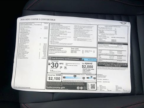 New 2026 MINI Cooper S image 20