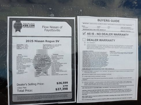 Used 2025 Nissan Rogue SV w/ SV Premium Package FWD image 33