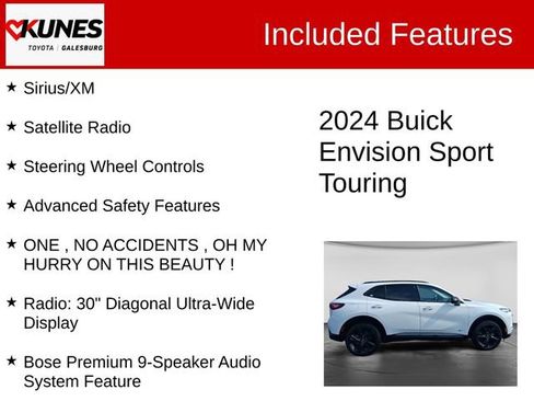 Used 2024 Buick Envision Sport Touring AWD/4WD image 3