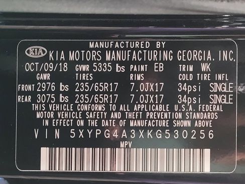 Used 2019 Kia Sorento L FWD image 33