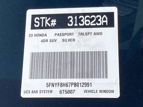 Certified 2023 Honda Passport TrailSport image 31