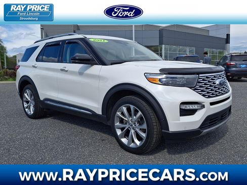 Used 2021 Ford Explorer Platinum w/ Equipment Group 601A AWD/4WD image 1