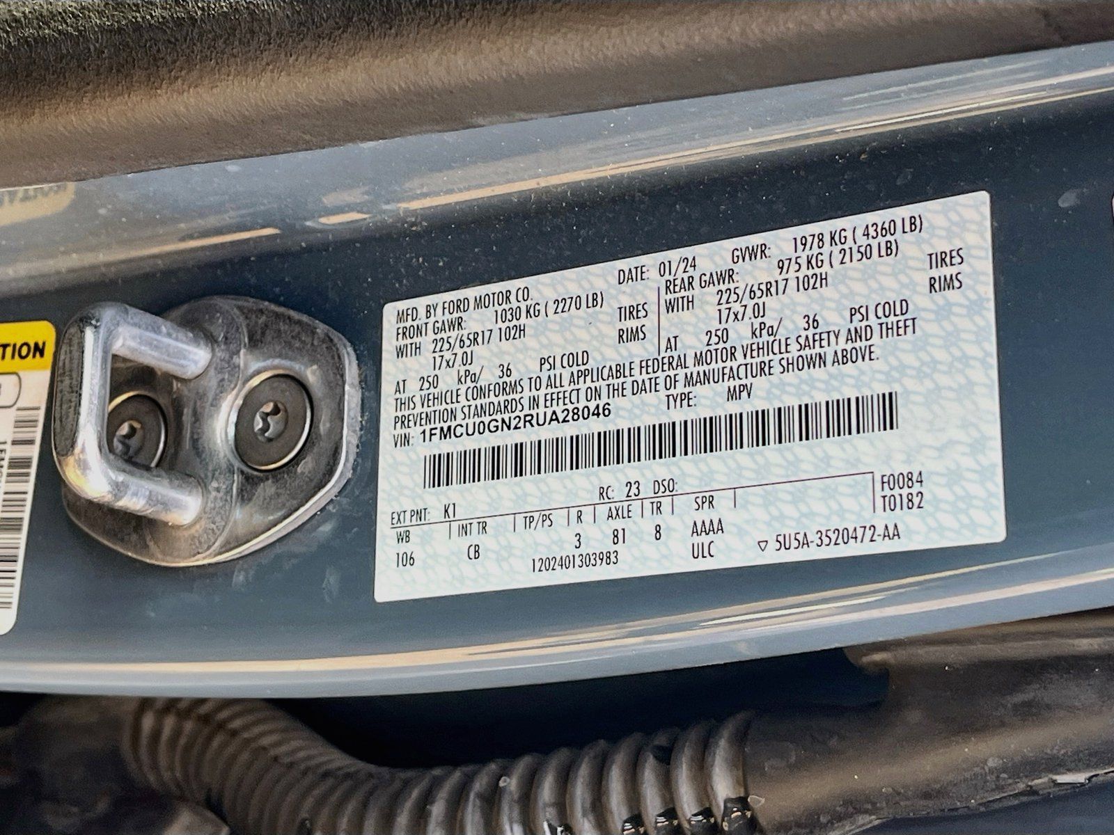 Used 2024 Ford Escape Active FWD image 31
