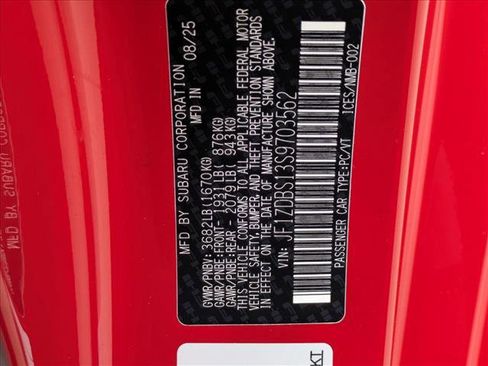 New 2025 Subaru BRZ tS image 18